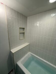 Bathroom Remodel and Tub Installation in 206 McClellan St. Town