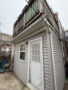 Structural Framing for Awning Installation & Gutter Replacement in Philadelphia