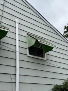 Fiberglass Awning Cleaning and Painting in Mayfield Ave
