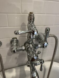 Tub Faucet Repair and Wall Patching in McKean Town